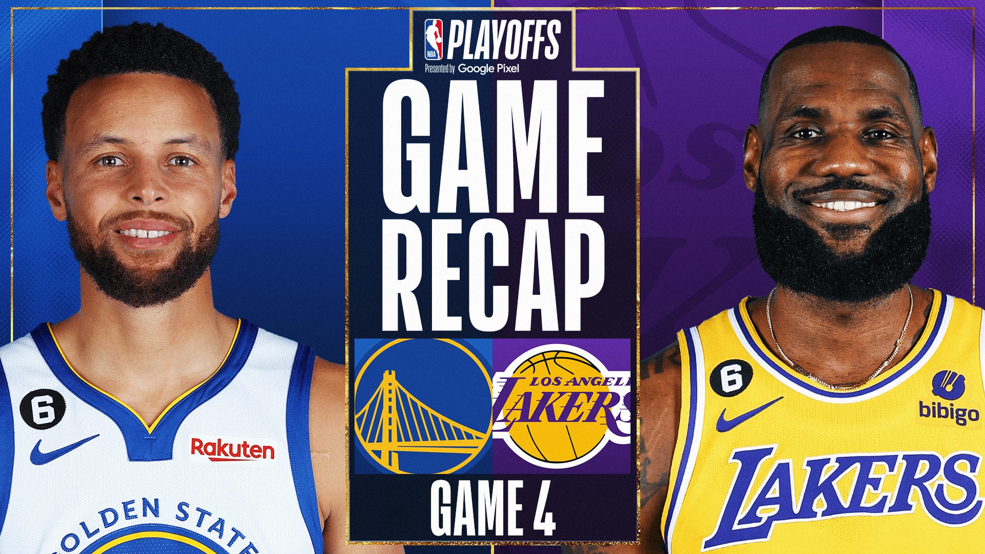 Complete Player Stats from Lakers vs Golden State Warriors Game