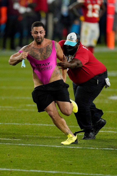 What Happens When a Streaker Crashes the Super Bowl?