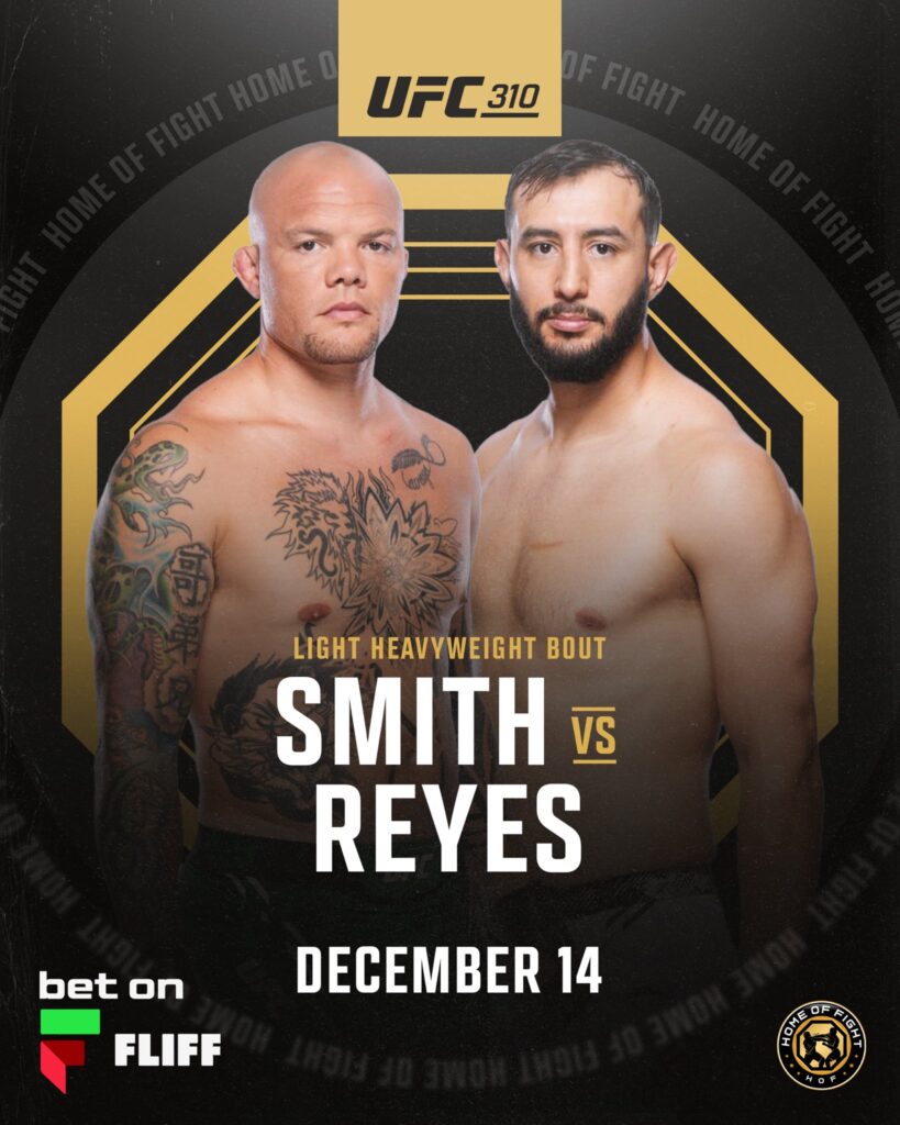 Anthony Smith vs Dominick Reyes: UFC 310 Fight Preview & Analysis