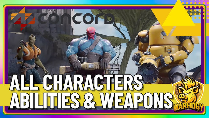 Complete Guide to All Characters in Concord: Abilities, Traits & Weapons Explained