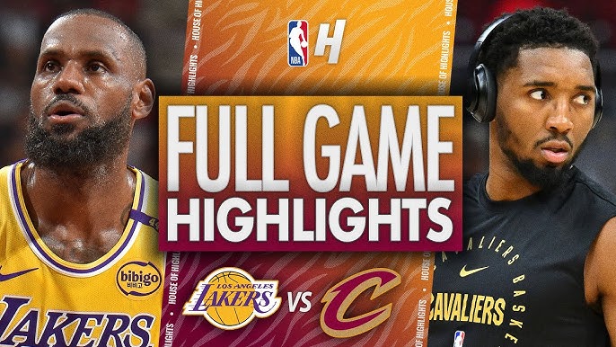 Cleveland Cavaliers vs Los Angeles Lakers - Complete Match Player Stats & Highlights