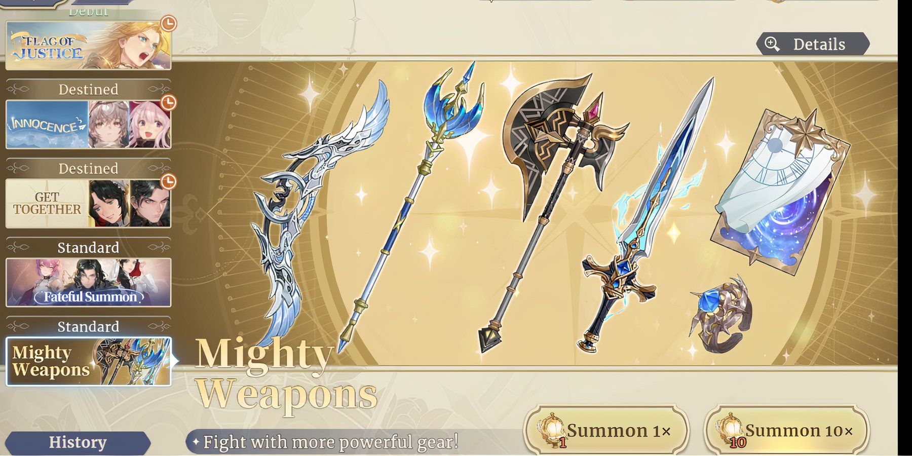 Sword of Convallaria Gloria Best Equipment: Dual-Headed Halberd OP