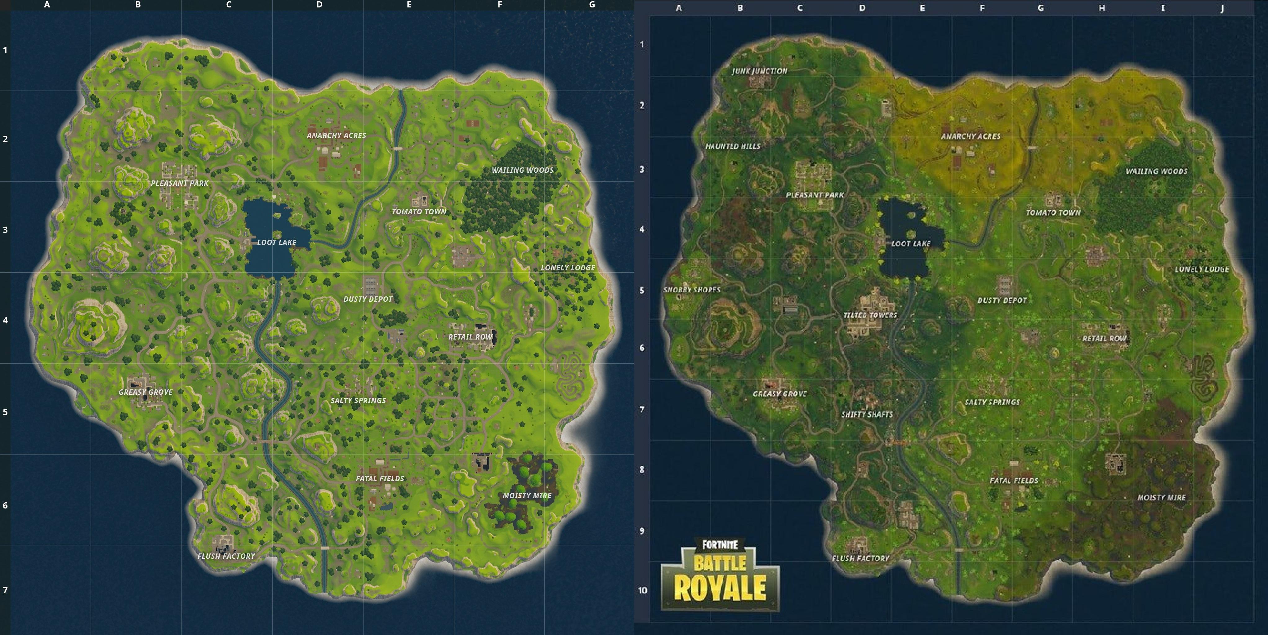 Fortnite Old Map vs New Map: Which One Is Better