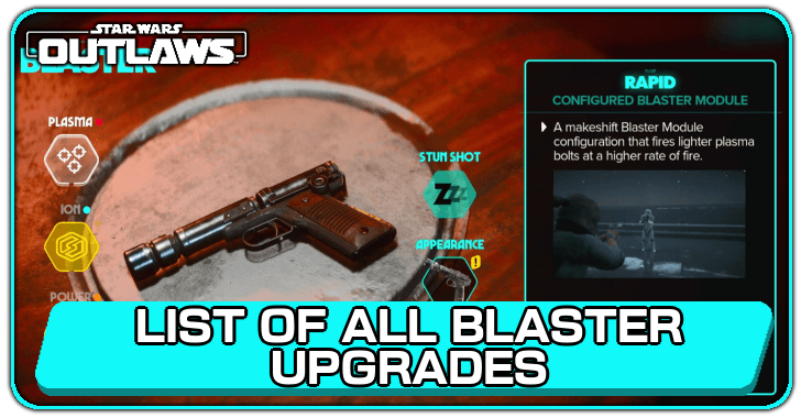 Upgrade Your Blaster in Star Wars Outlaws: Quick Tips