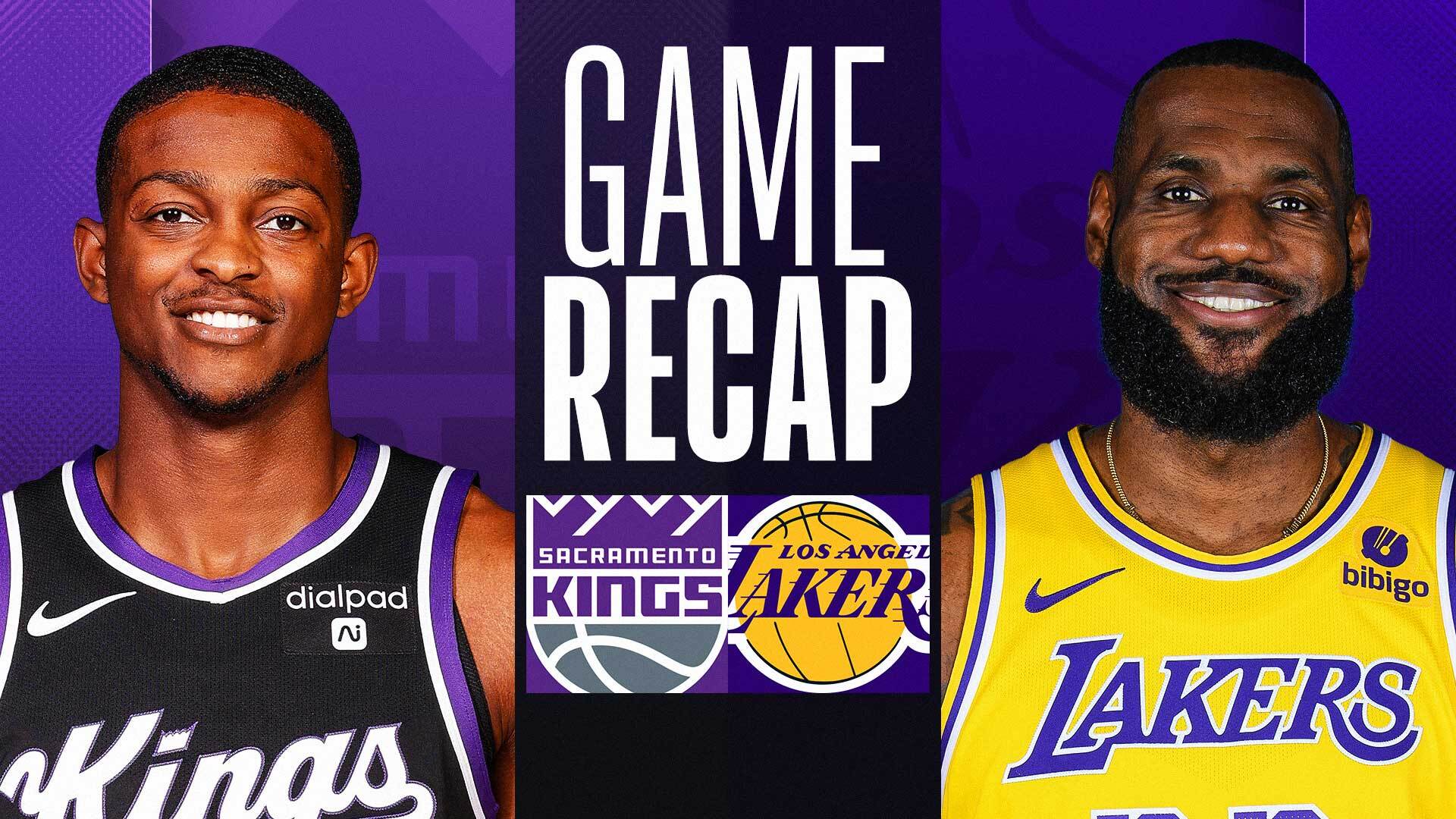 Sacramento Kings vs Lakers: Where to see the full match player stats breakdown!