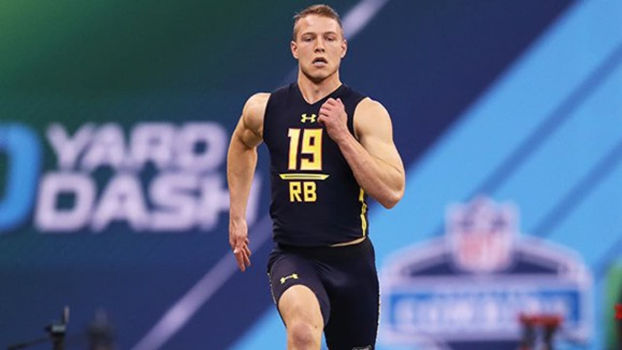 Watch Christian McCaffreys 40 Yard Dash: How Fast Is He?