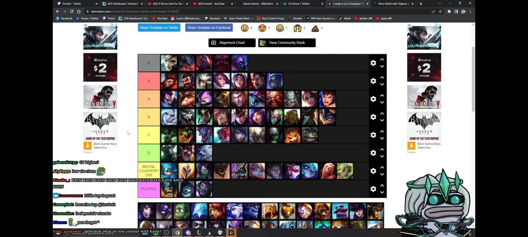 Best lol patch tier list: Find top champions to play now.